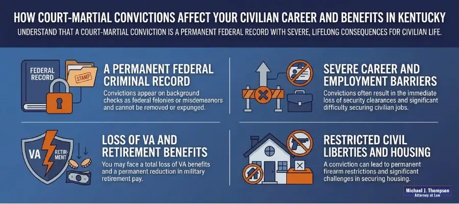 How Court-martial Convictions Affect Your Civilian Career And Benefits In Kentucky How Court-martial Convictions Affect Your Civilian Career And Benefits In Kentucky